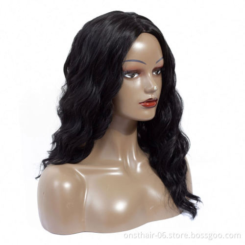 MYZYRprivatebrand synthetic wig cheap heat-resistant 22 inch long wavy wig synthetic wig supplierblack syntheticwig